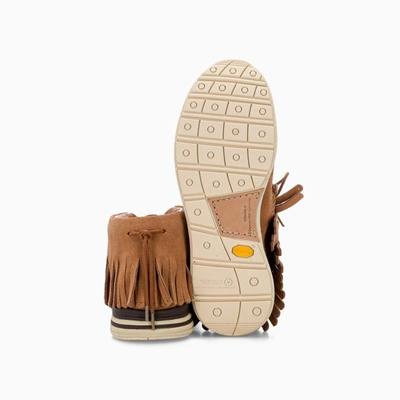 Shop Visvim Shaman Moccasin Boots In Brown