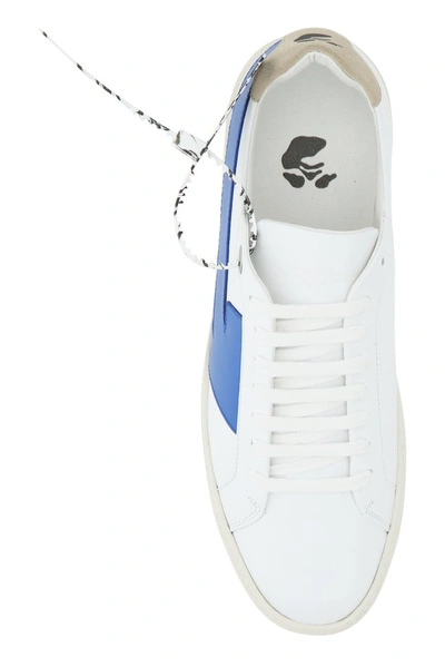 Off-White c/o Virgil Abloh Arrow Appliquéd Suede Sneakers in White