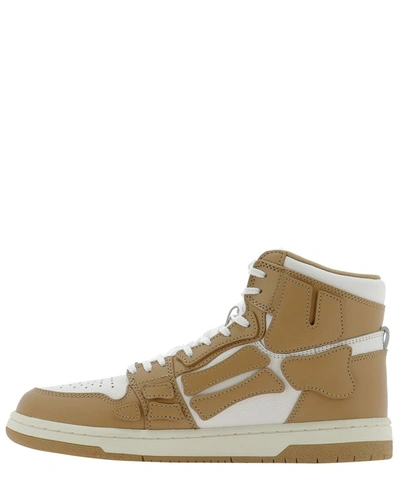 Shop Amiri High Top Lace In Beige