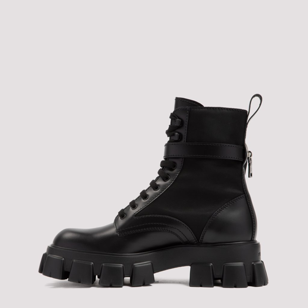 prada combat boots with pouch
