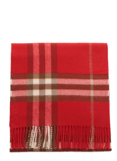 Shop Burberry The Classic Check Scarf In Multi
