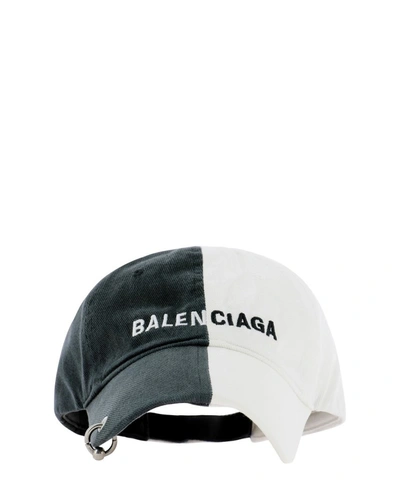 Shop Balenciaga 50/50 Baseball Cap In Multi