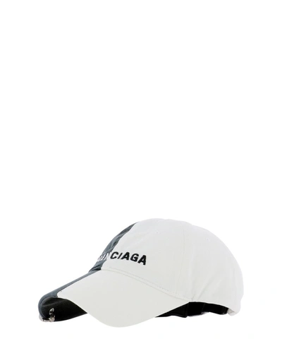 Shop Balenciaga 50/50 Baseball Cap In Multi