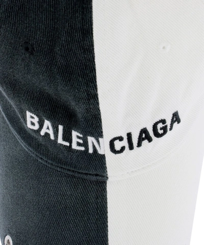 Shop Balenciaga 50/50 Baseball Cap In Multi