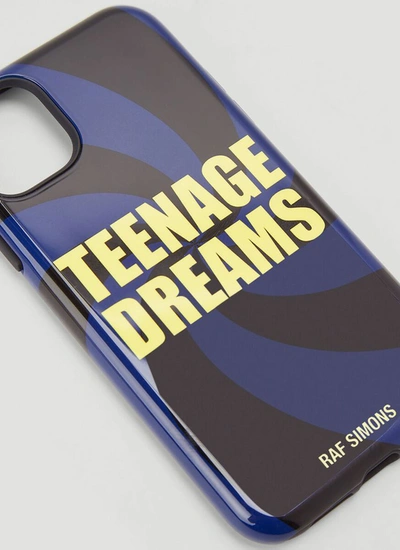 Shop Raf Simons Teenage Dreams Iphone 11 Case In Multi