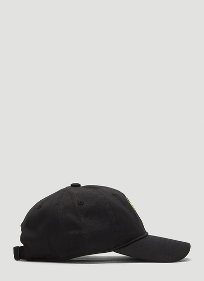 Shop Adidas Originals X 032c Graphic Embroidered Baseball Cap In Black