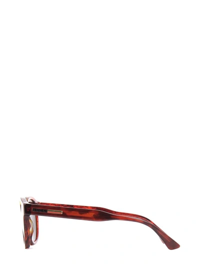 Shop Gucci Eyewear Round Frame Sunglasses In Brown