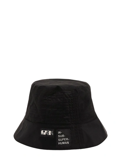 Shop Rick Owens Drkshdw Phlegethon Saturn Gilligan Hat In Black