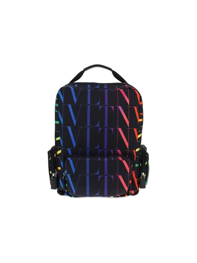 Shop Valentino Vltn Times Backpack In Multi