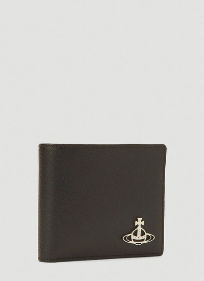 Shop Vivienne Westwood Kent Billfold Wallet In Black
