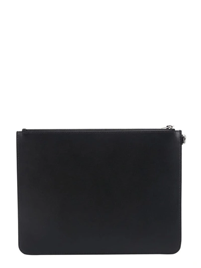 Shop Givenchy Latex Band Large Clutch Bag In Black