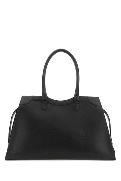 Shop Balenciaga Neo Classic Large Top Handle Bag In Black