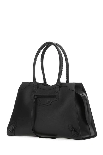 Shop Balenciaga Neo Classic Large Top Handle Bag In Black