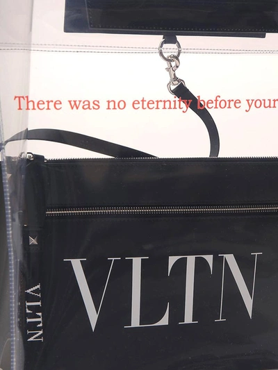 Shop Valentino Vltn Tote Bag In Multi