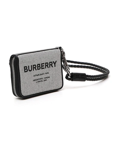 Shop Burberry Horseferry Print Card Case Lanyard In Multi