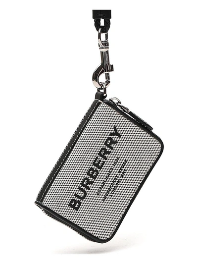 Shop Burberry Horseferry Print Card Case Lanyard In Multi