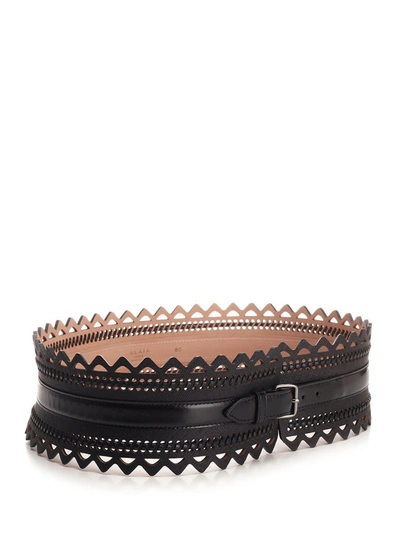 Shop Alaïa Alaia Belt In Black