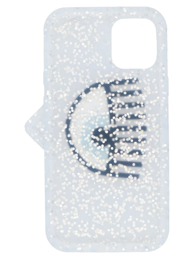 Chiara Ferragni Logo-print Glitter Iphone 12 Pro Phone Case In Silver |  ModeSens
