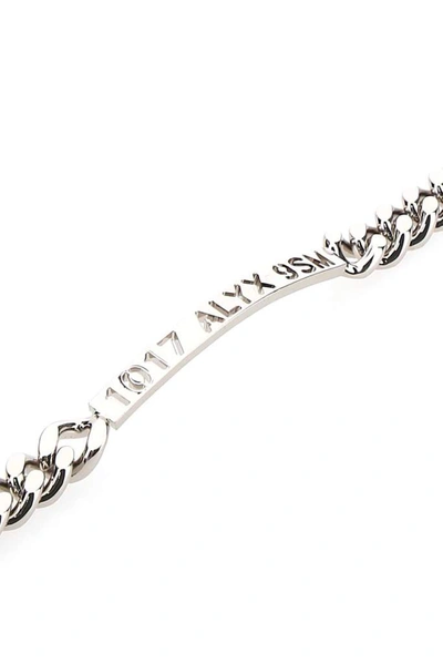 Shop Alyx 1017  9sm Buckled Bracelet In Silver