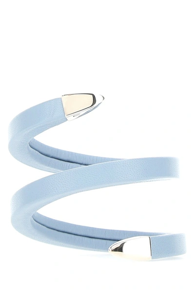 Shop Bottega Veneta Coiled Cuff Bracelet In Blue