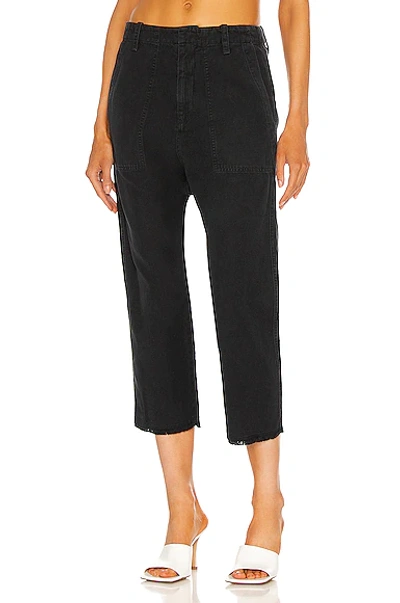 Shop Nili Lotan Luna Pant In Dark Navy