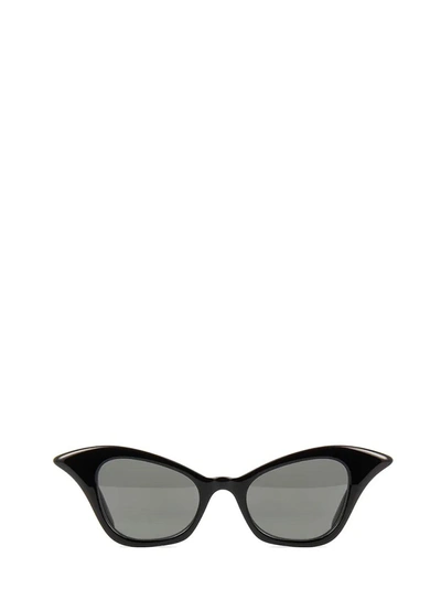 Shop Gucci Eyewear Cat Eye Sunglasses In Black