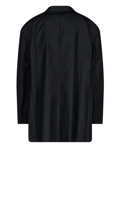 Shop Raf Simons Single Breasted Blazer In Black