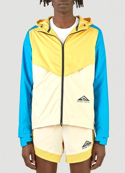 Shop Nike Windrunner Colour Block Jacket In Multi
