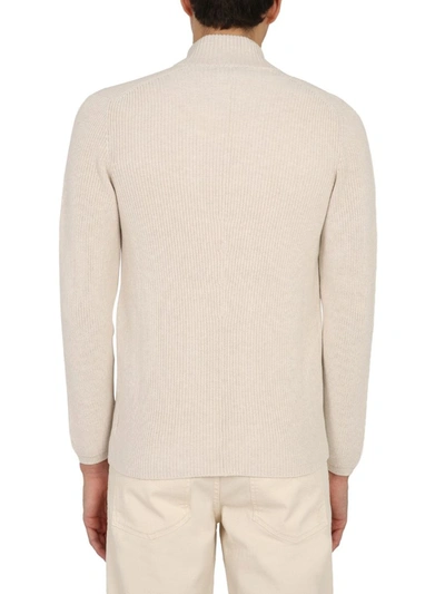 Shop Brunello Cucinelli Double Breasted Cardigan In White