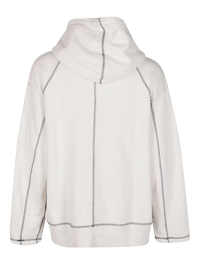 Shop Ambush Logo Embroidered Hoodie In White