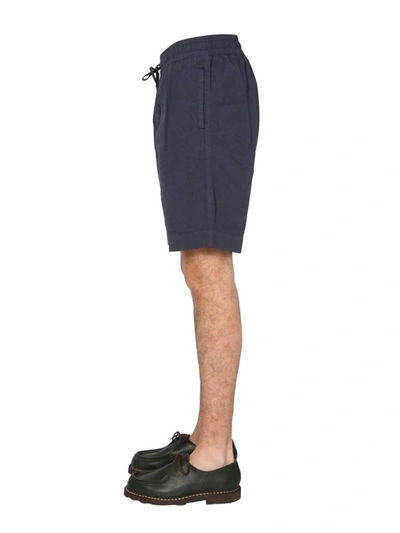 Shop Ymc You Must Create Ymc Jay Drawstring Shorts In Navy