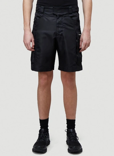Shop Alyx 1017  9sm Tactical Logo Embossed Cargo Shorts In Black