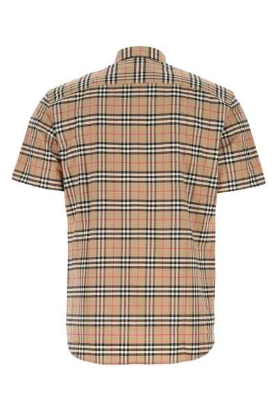 Shop Burberry Vintage Checked Print Shirt In Multi