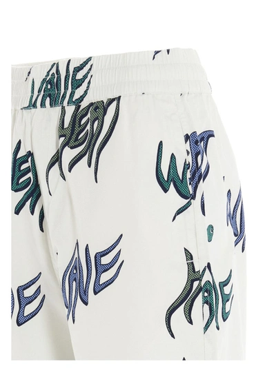 Shop Carhartt Wip Allover Heat Wave Print Shorts In Multi