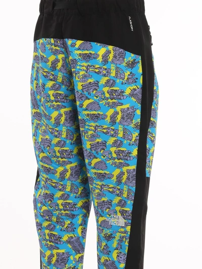 Shop The North Face Logo Patch Panelled Track Pants In Multi