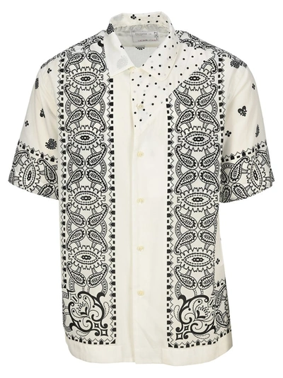 Shop Sacai Paisley Print Shirt In Multi