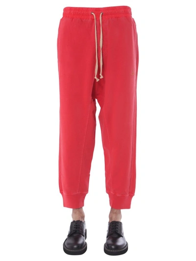 Shop Vivienne Westwood Drawstring Pants In Red