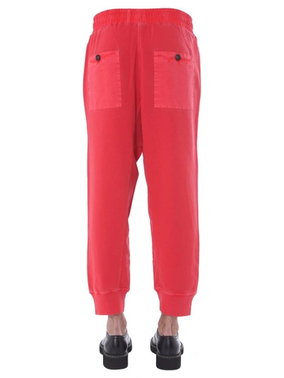 Shop Vivienne Westwood Drawstring Pants In Red