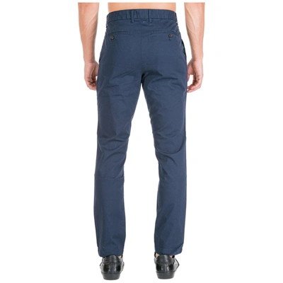Shop Michael Michael Kors Classic Chino Trousers In Blue