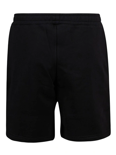 Shop Kenzo Sport Little X Logo Print Shorts In Black
