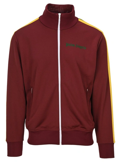 Shop Palm Angels College Track Jacket In Red