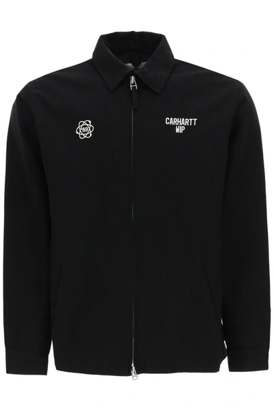 Shop Carhartt Wip Work In Progress Zipped Jacket In Black
