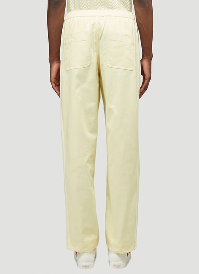 Shop Adidas Originals Adidas By Wales Bonner Gabardine Track Pants In Yellow