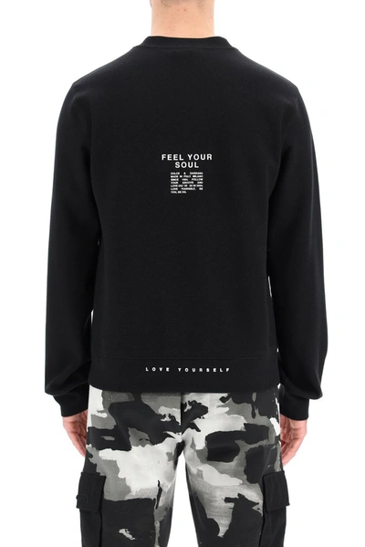 Shop Dolce & Gabbana Logo Crewneck Sweatshirt In Black