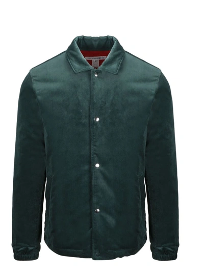 Shop Comme Des Garçons Shirt Buttoned Shirt Jacket In Green