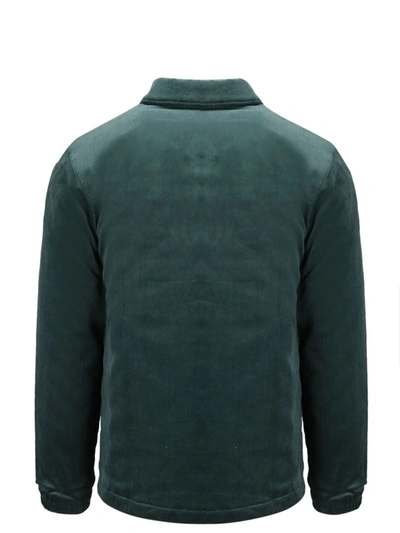 Shop Comme Des Garçons Shirt Buttoned Shirt Jacket In Green