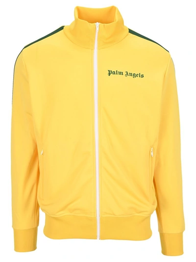 Shop Palm Angels Classic Track Jacket In Yellow