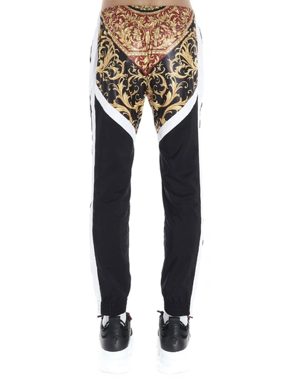 Shop Versace Baroque Panelled Track Pants In Multi