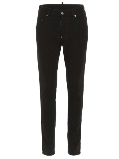 Shop Dsquared2 Cropped Skinny In Black