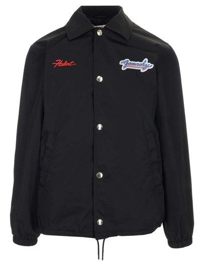 Shop Givenchy Embroidered Motel Patch Windbreaker In Black